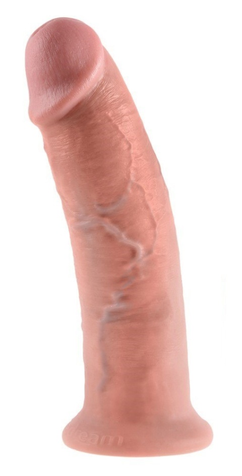 DILDO REAL PENIS MOCNA PRZYSSAWKA 25 CM KING COCK