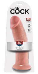 DILDO REAL PENIS MOCNA PRZYSSAWKA 25 CM KING COCK