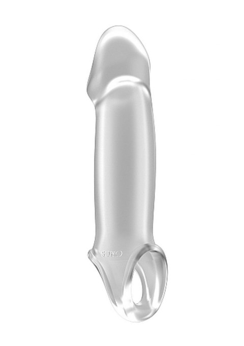 PRZEDŁUŻKA NA PENISA DUŻA GRUBA NAKŁADKA POSZERZA NO.33 - STRETCHY PENIS EXTENSION - TRANSLUCENT PRZEDŁUŻKA NA PENISA DUŻA GRUBA NAKŁADKA POSZERZA NO.33 - STRETCHY PENIS EXTENSION - TRANSLUCENT
