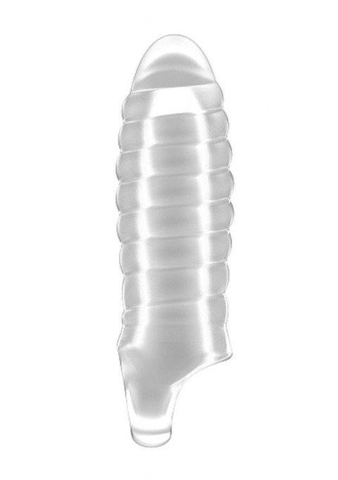PRZEDŁUŻKA NA PENISA DUŻA GRUBA NAKŁADKA POSZERZA NO.36 - STRETCHY THICK PENIS EXTENSION - TRANSLUCENT PRZEDŁUŻKA NA PENISA DUŻA GRUBA NAKŁADKA POSZERZA NO.36 - STRETCHY THICK PENIS EXTENSION - TRANSLUCENT