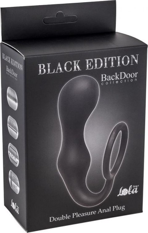 Plug-Double Pleasure Anal Plug Black Plug-Double Pleasure Anal Plug Black