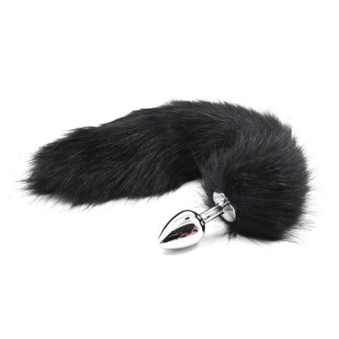 Plug fox tail black Plug fox tail black