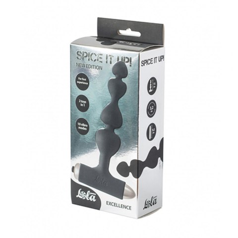 VIBRATING ANAL PLUG SPICE IT UP NEW EDITION EXCELLENCE BLACK VIBRATING ANAL PLUG SPICE IT UP NEW EDITION EXCELLENCE BLACK