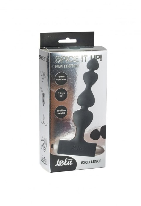 VIBRATING ANAL PLUG SPICE IT UP NEW EDITION EXCELLENCE BLACK VIBRATING ANAL PLUG SPICE IT UP NEW EDITION EXCELLENCE BLACK