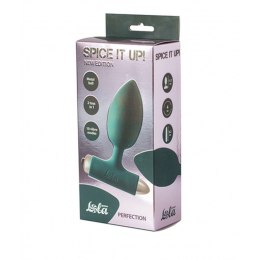 VIBRATING ANAL PLUG SPICE IT UP NEW EDITION PERFECTION DARK GREEN