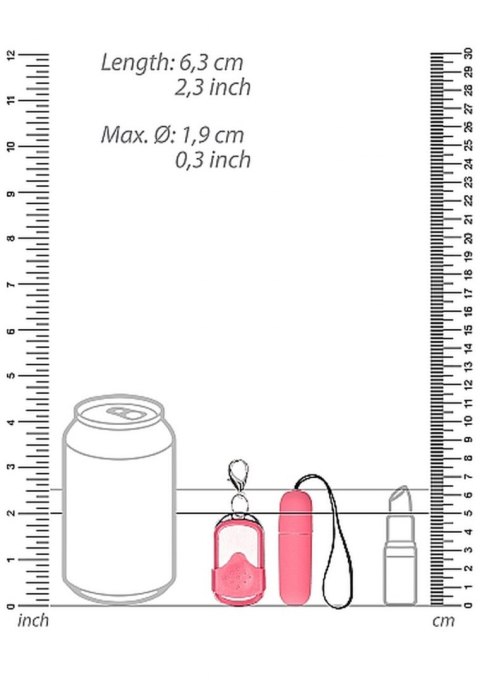 JAJKO STYMULUJĄCE VIBRATING REMOTE BULLET - PINK JAJKO STYMULUJĄCE VIBRATING REMOTE BULLET - PINK