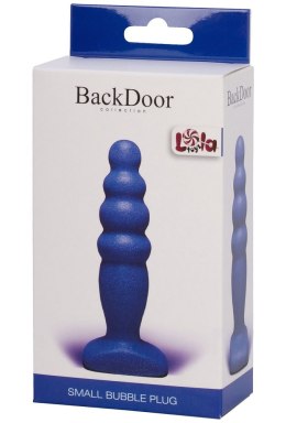 Anal Stimulator Small Bubble Plug Blue