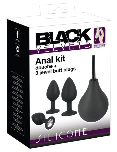 ZESTAW BLACK VELVETS ANAL KIT ZESTAW BLACK VELVETS ANAL KIT