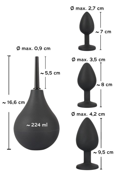ZESTAW BLACK VELVETS ANAL KIT ZESTAW BLACK VELVETS ANAL KIT