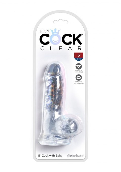 KING COCK 5 INCH COCK W BALLS KING COCK 5 INCH COCK W BALLS