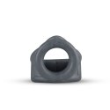 NAKŁADKA STYMULUJĄCA NASADKA NA PENISA STYMULATOR LIQUID SILICONE 2 IN 1 BALLSTRETCHER