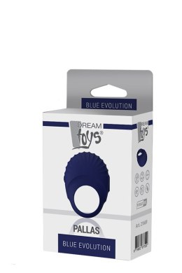 PIERŚCIEŃ EREKCYJNY SEX RING WIBRACJE STYMULATOR BLUE EVOLUTION PALLAS