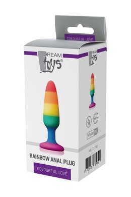 COLOURFUL LOVE RAINBOW ANAL PLUG SMALL