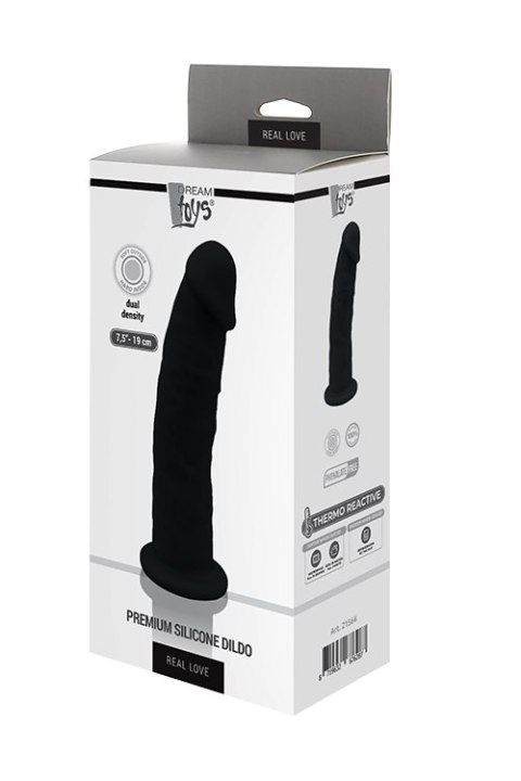 DREAM TOYS REAL LOVE DILDO 7,5INCH BLACK DREAM TOYS REAL LOVE DILDO 7,5INCH BLACK