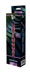 GLAMOUR GLASS RIDGED ANAL DILDO