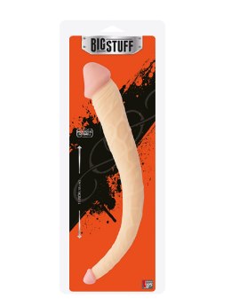 SOLIDNE DILDO PODWÓJNA PENETRACJA WAGINALNO ANALNY DILDO-BIGSTUFF DOUBLE DONG 15INCH FLESH