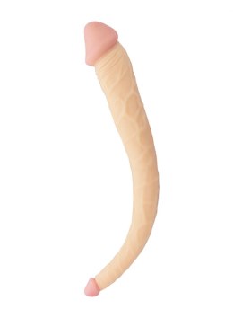SOLIDNE DILDO PODWÓJNA PENETRACJA WAGINALNO ANALNY DILDO-BIGSTUFF DOUBLE DONG 15INCH FLESH