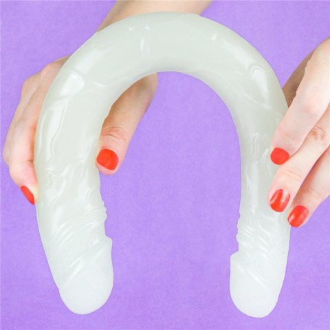 DILDO DWUSTRONNE ELASTYCZNE ŚWIECI W NOCY 37 CM DILDO DWUSTRONNE ELASTYCZNE ŚWIECI W NOCY 37 CM