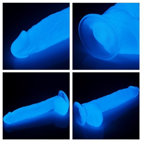 DILDO SZTUCZNY PENIS PRZYSSAWKA ŚWIECI NOCĄ 26 CM DILDO SZTUCZNY PENIS PRZYSSAWKA ŚWIECI NOCĄ 26 CM