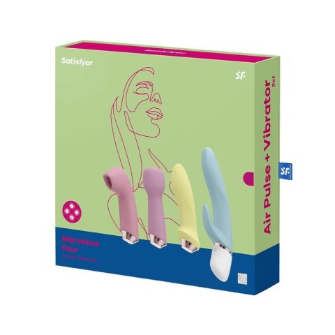 ZESTAW Marvelous Four Air pulse + Vibrator set ZESTAW Marvelous Four Air pulse + Vibrator set