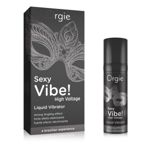 ŻEL-SEXY VIBE! HIGH VOLTAGE - LIQUID VIBRATOR - 15 ML ŻEL-SEXY VIBE! HIGH VOLTAGE - LIQUID VIBRATOR - 15 ML
