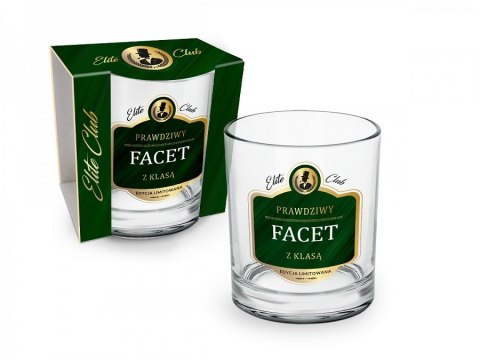 ELITE CLUB - SZKLANKA DO WHISKY 270ML - PRAWDZIWY FACET