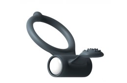 PIERŚCIEŃ EREKCYJNY SEX RING WIBRACJE STYMULATOR POWER CLIT BLACK