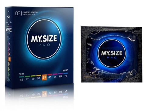 PREZERWATYWY 57 MM OPAKOWANIE 3 SZT. MY.SIZE PRO