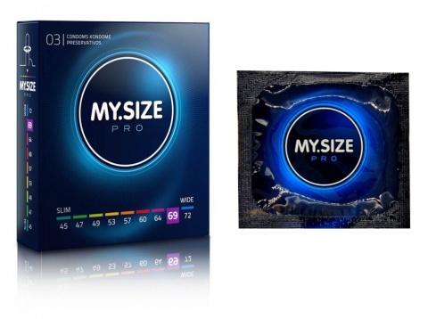 PREZERWATYWY 69 MM OPAKOWANIE 3 SZT. MY.SIZE PRO