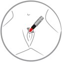 MINI WIBRATOR STYMULATOR MASAŻER ŁECHTACZKI MOCNY