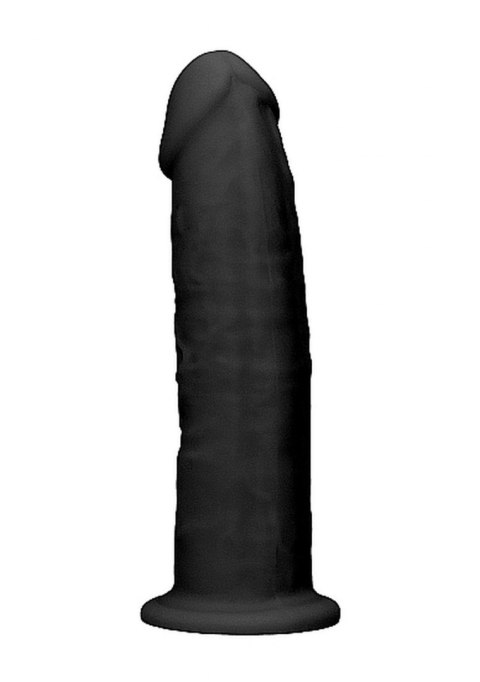 SILICONE DILDO WITHOUT BALLS - 15,3 CM - BLACK SILICONE DILDO WITHOUT BALLS - 15,3 CM - BLACK