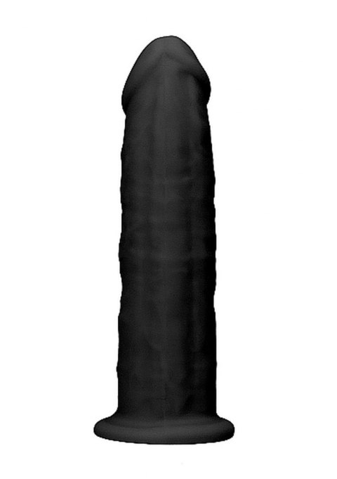 SILICONE DILDO WITHOUT BALLS - 15,3 CM - BLACK SILICONE DILDO WITHOUT BALLS - 15,3 CM - BLACK
