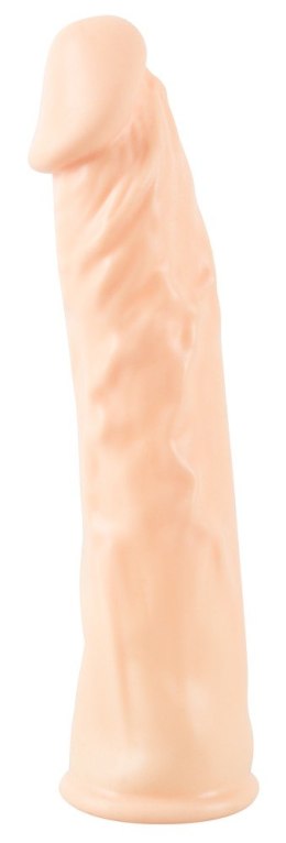 PRZEDŁUŻKA NA PENISA DUŻA GRUBA NAKŁADKA POSZERZA SILICONE EXTENSION FLESH