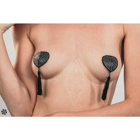 PASTIES BURLESQUE EVANS SILVER PASTIES BURLESQUE EVANS SILVER