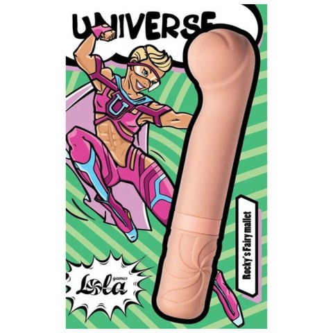 RECHARGEABLE MINI VIBRATOR UNIVERSE ROCKY'S FAIRY MALLET BEIGE RECHARGEABLE MINI VIBRATOR UNIVERSE ROCKY'S FAIRY MALLET BEIGE