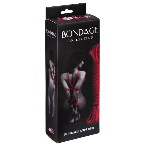 Wiązania-Rope Bondage Collection Red 9м Wiązania-Rope Bondage Collection Red 9м