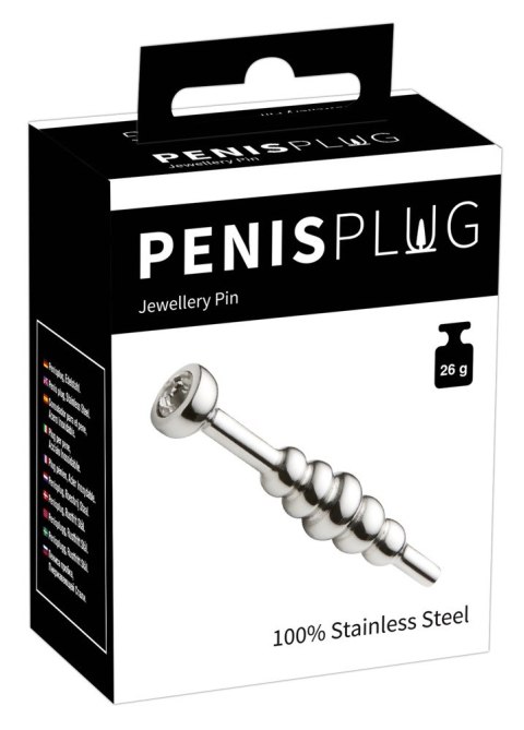 Penis Plug Jewellery Pin 26g Penis Plug Jewellery Pin 26g