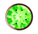 PLUG-BUTT PLUG DIAMOND EMERALD SHINE S ROSE GOLD