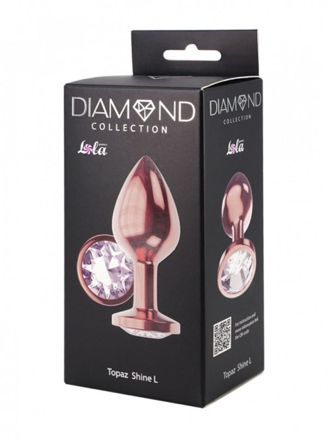 PLUG-BUTT PLUG DIAMOND MOONSTONE SHINE L ROSE GOLD PLUG-BUTT PLUG DIAMOND MOONSTONE SHINE L ROSE GOLD
