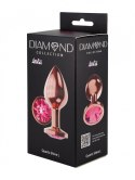 PLUG-BUTT PLUG DIAMOND QUARTZ SHINE L ROSE GOLD