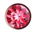 PLUG-BUTT PLUG DIAMOND RUBY SHINE L ROSE GOLD