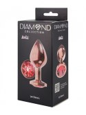 PLUG-BUTT PLUG DIAMOND RUBY SHINE L ROSE GOLD