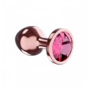 PLUG-BUTT PLUG DIAMOND RUBY SHINE S ROSE GOLD