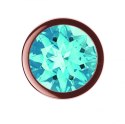 PLUG-BUTT PLUG DIAMOND TOPAZ SHINE L ROSE GOLD