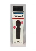 IWAND BLACK RECHARGEABLE SILICONE BODYWAND MASSAGER