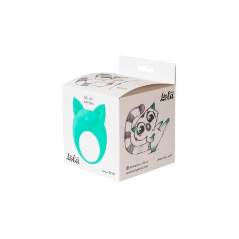 Pierścień- Vibrating Cockring MiMi Animals Lemur Remi Green Pierścień- Vibrating Cockring MiMi Animals Lemur Remi Green