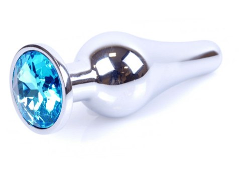 Plug - butt plug small light blue stone Plug - butt plug small light blue stone