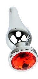 Plug - butt plug small red stone