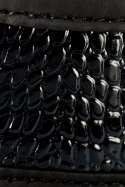 BLAZE COLLAR AND LEASH CROCO BLACK