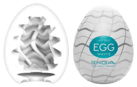 JAPOŃSKI SEX MASTURBATOR POCHWA TENGA EGG WAVY II